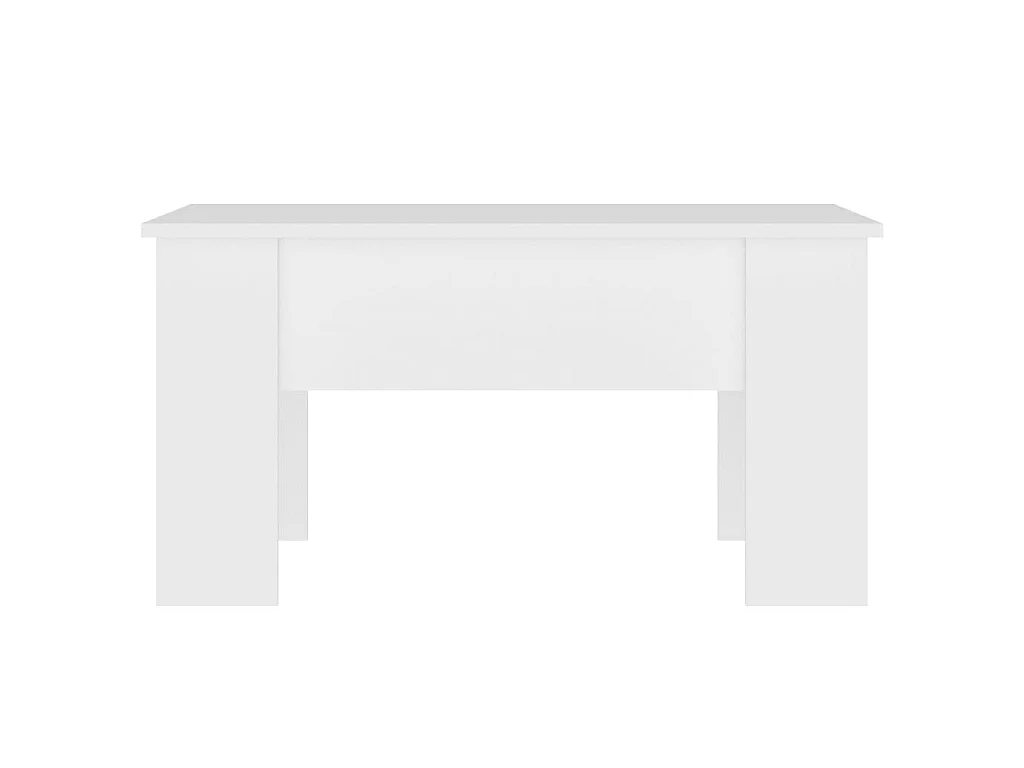 Couchtisch Beistelltisch Weiß 79x49x41 cm Holzwerkstoff -MN36146