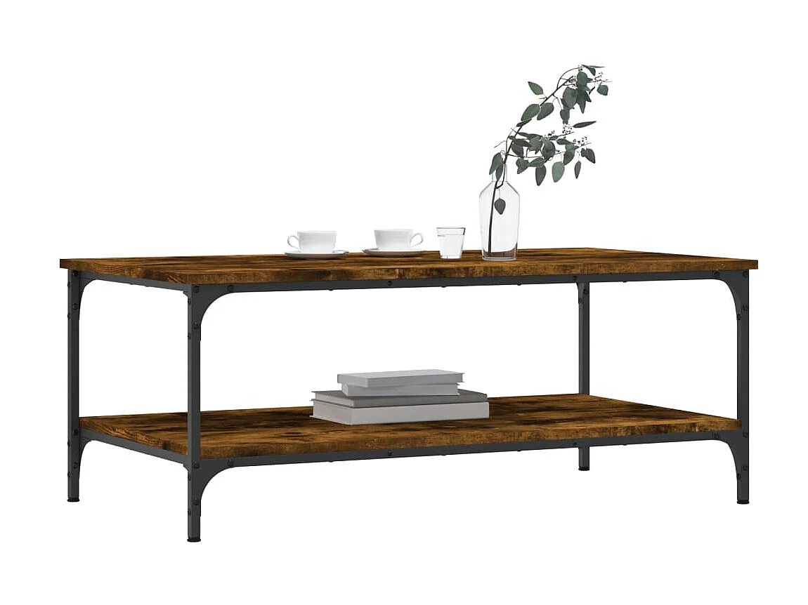 Couchtisch Beistelltisch Räuchereiche 100x55x40 cm Holzwerkstoff -MN28965