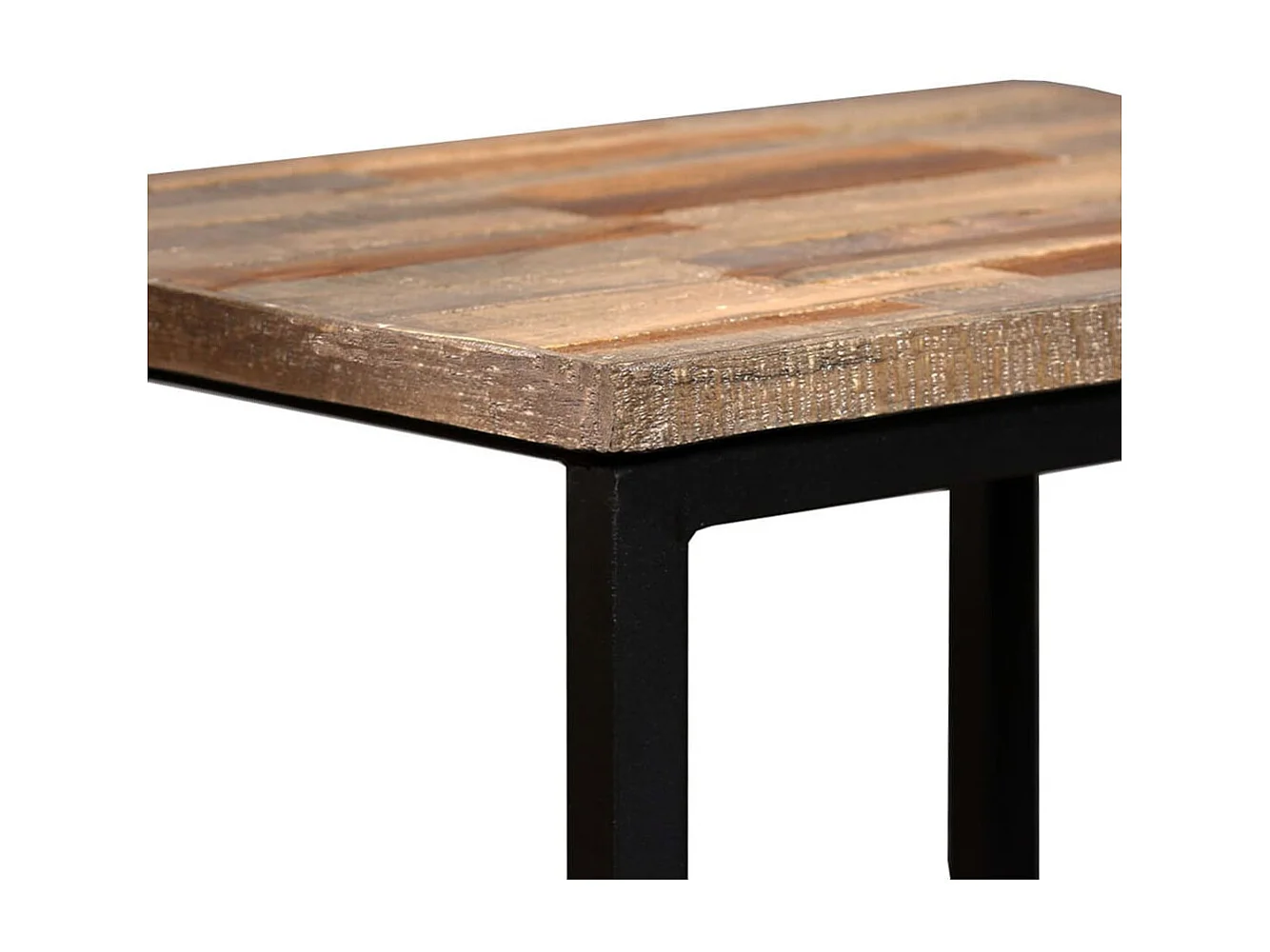 3-tlg.Satztisch Couchtisch-Set Recyceltes Massivholz Teak -MN14124