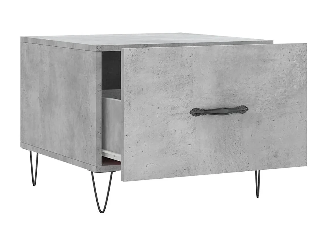 Couchtisch Beistelltisch Betongrau 50x50x40 cm Holzwerkstoff -MN24074