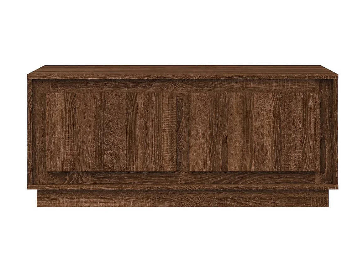 Couchtisch Braun Beistelltisch Eichen-Optik 102x50x44 cm Holzwerkstoff -MN91998