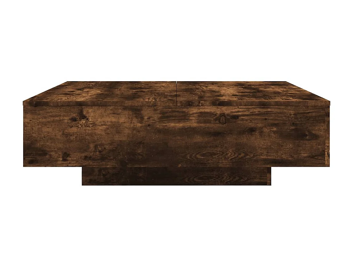 Couchtisch Beistelltisch Räuchereiche 100x100x31 cm Holzwerkstoff -MN90763