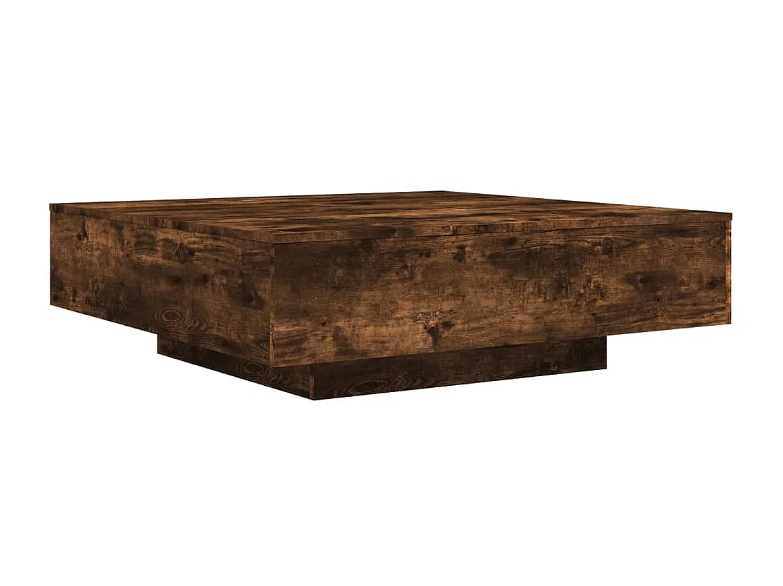 Couchtisch Beistelltisch Räuchereiche 100x100x31 cm Holzwerkstoff -MN90763