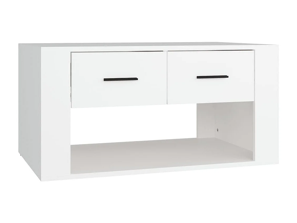 Couchtisch Beistelltisch Weiß 80x50x40 cm Holzwerkstoff -MN68393