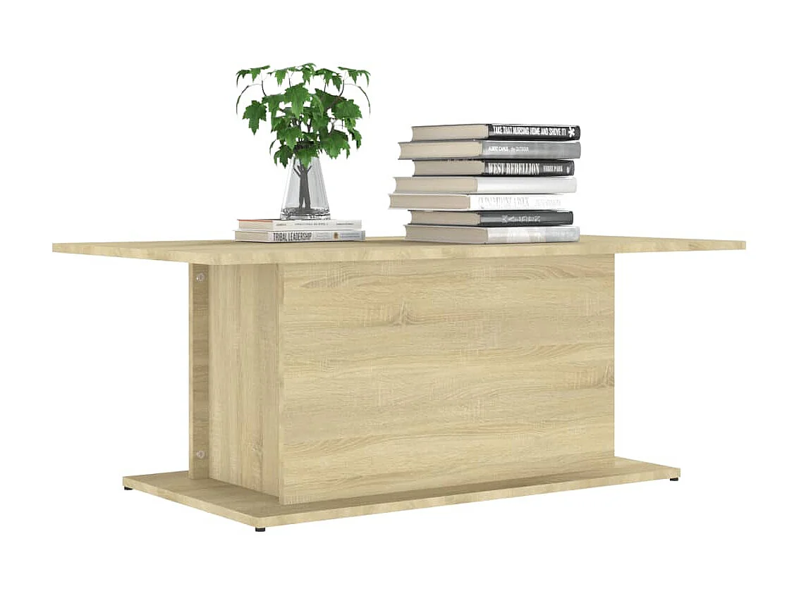 Couchtisch Beistelltisch Sonoma-Eiche 102x55,5x40 cm Holzwerkstoff -MN45000