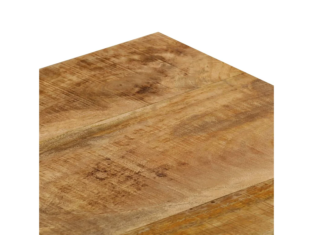 Couchtisch Beistelltisch 100x50x35 cm Mango Massivholz und Stahl -MN78295