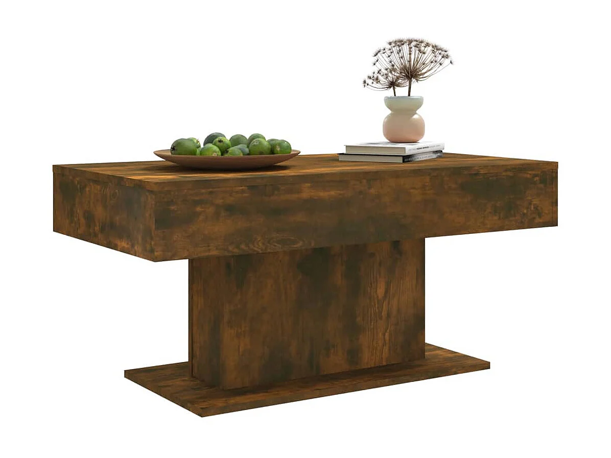 Couchtisch Beistelltisch Räuchereiche 96x50x45 cm Holzwerkstoff -MN70218