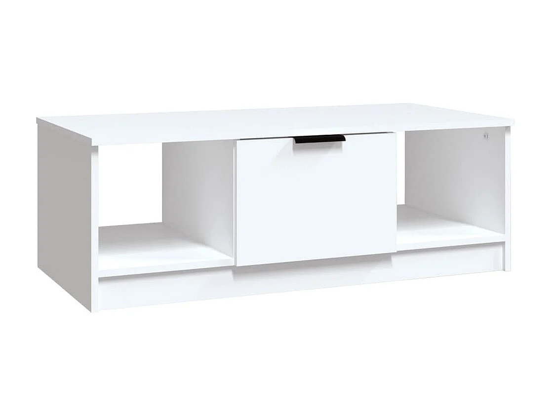 Couchtisch Beistelltisch Weiß 102x50x36 cm Holzwerkstoff -MN37706