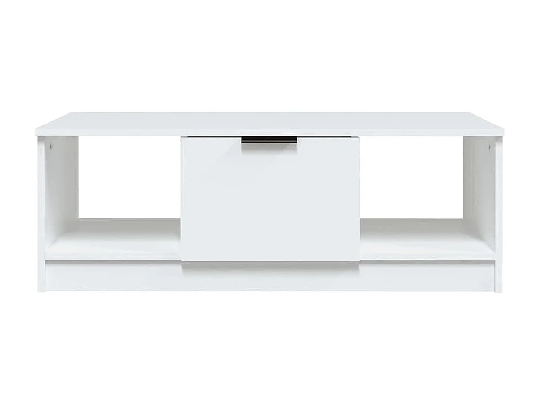 Couchtisch Beistelltisch Weiß 102x50x36 cm Holzwerkstoff -MN37706