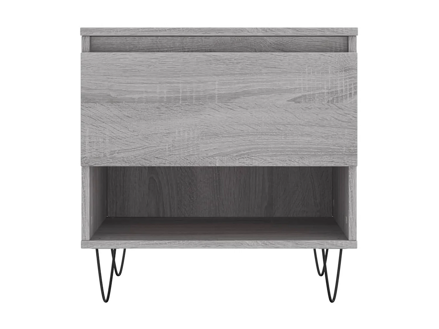 2er-Set Couchtische Beistelltisch Grau Sonoma 50x46x50 cm Holzwerkstoff -MN24030