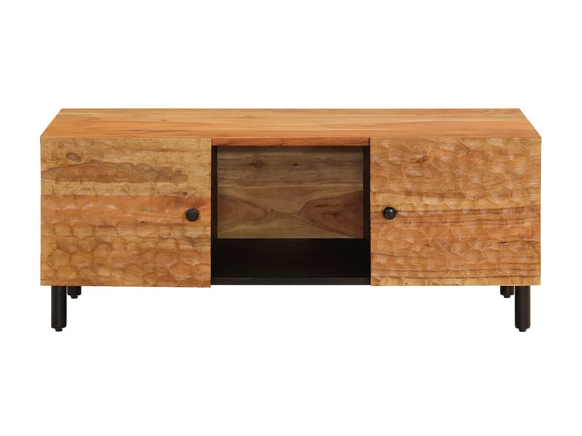 Couchtisch Beistelltisch 100x54x40 cm Massivholz Akazie -MN85798