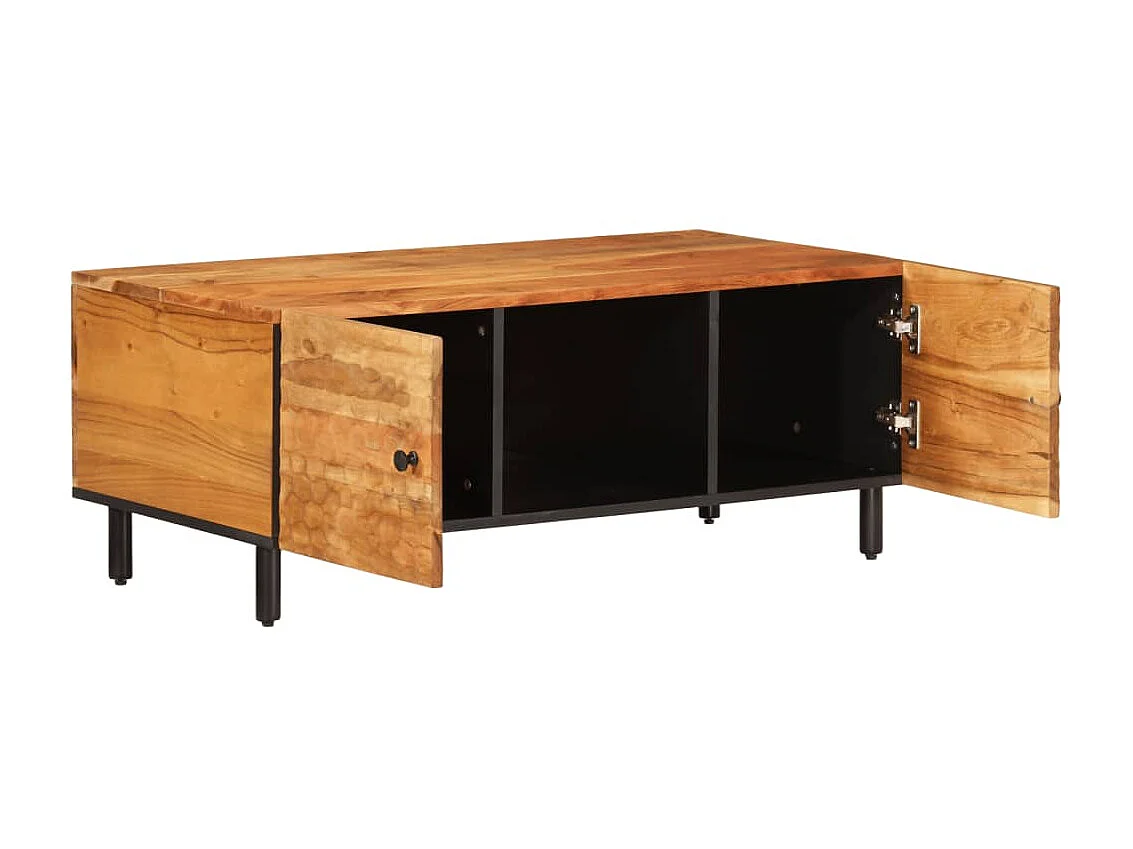 Couchtisch Beistelltisch 100x54x40 cm Massivholz Akazie -MN85798