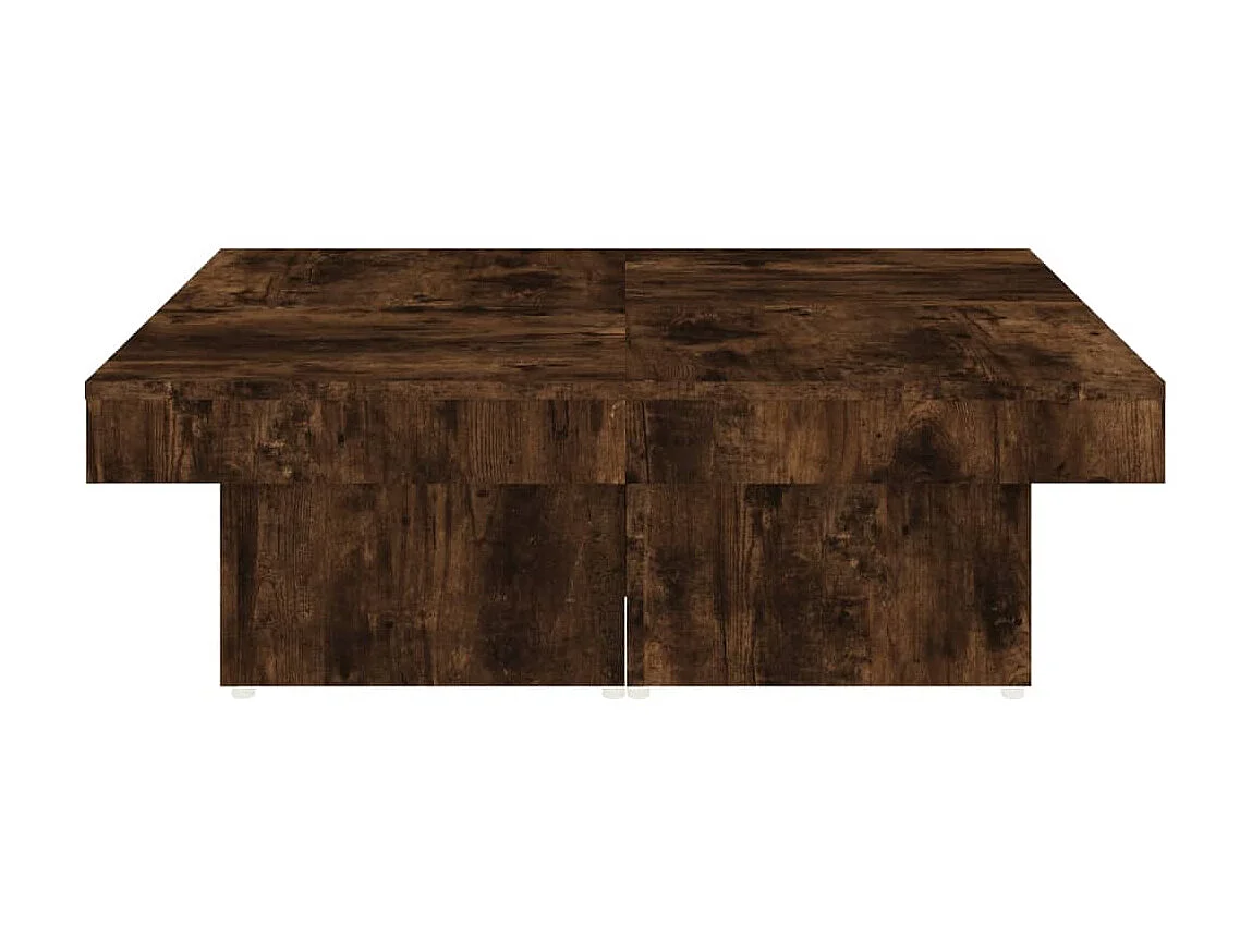 Couchtisch Beistelltisch Räuchereiche 90x90x28 cm Holzwerkstoff -MN60942