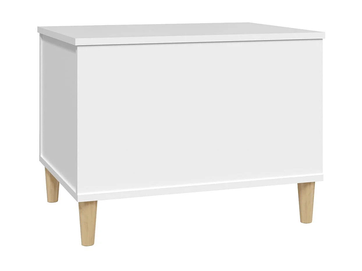 Couchtisch Beistelltisch Weiß 60x44,5x45 cm Holzwerkstoff -MN40053