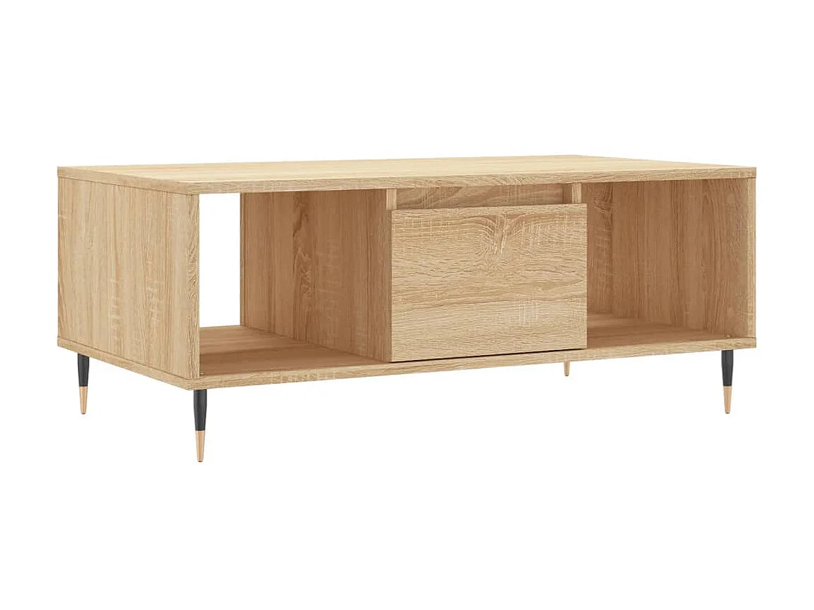 Couchtisch Beistelltisch Sonoma-Eiche 90x50x36,5 cm Holzwerkstoff -MN75094