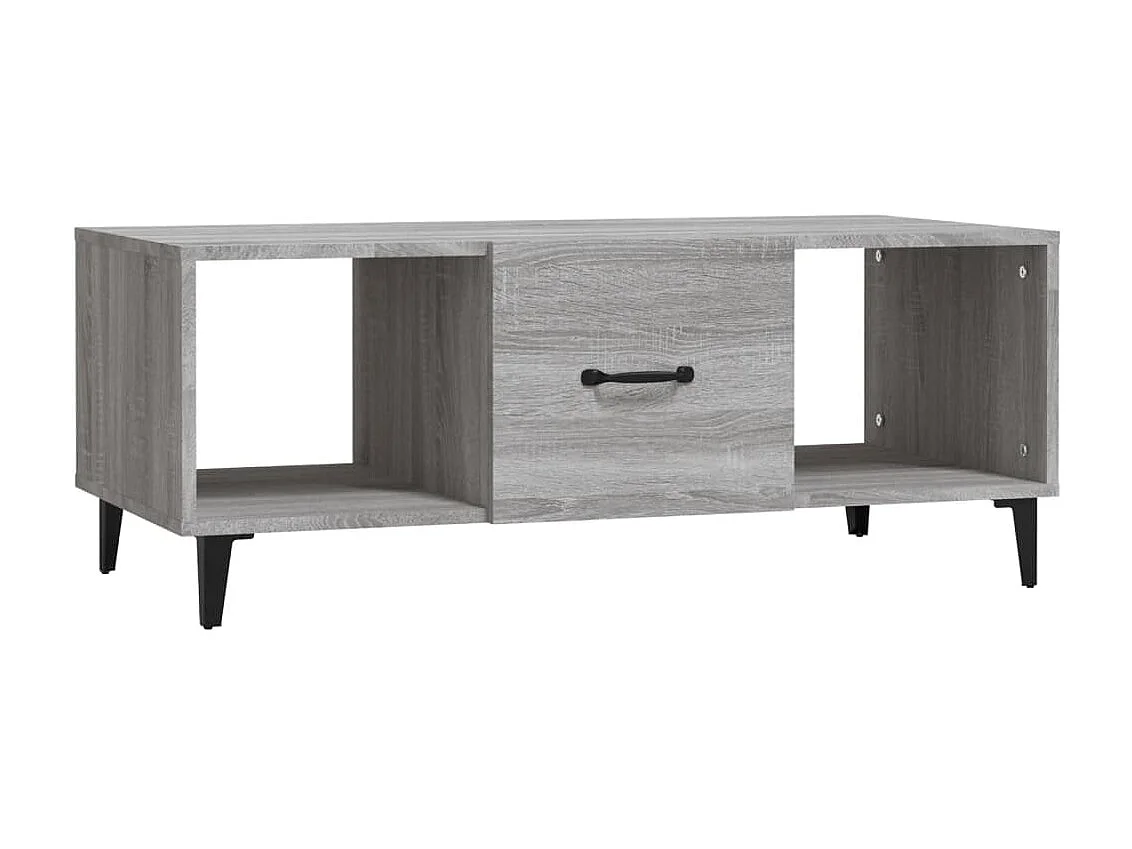Couchtisch Beistelltisch Grau Sonoma 102x50x40 cm Holzwerkstoff -MN94659