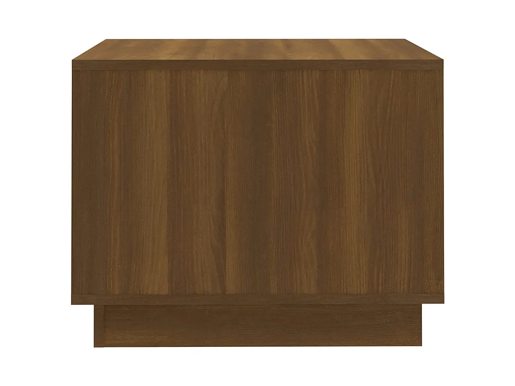 Couchtisch Braun Beistelltisch Eichen-Optik 55x55x43 cm Holzwerkstoff -MN65832