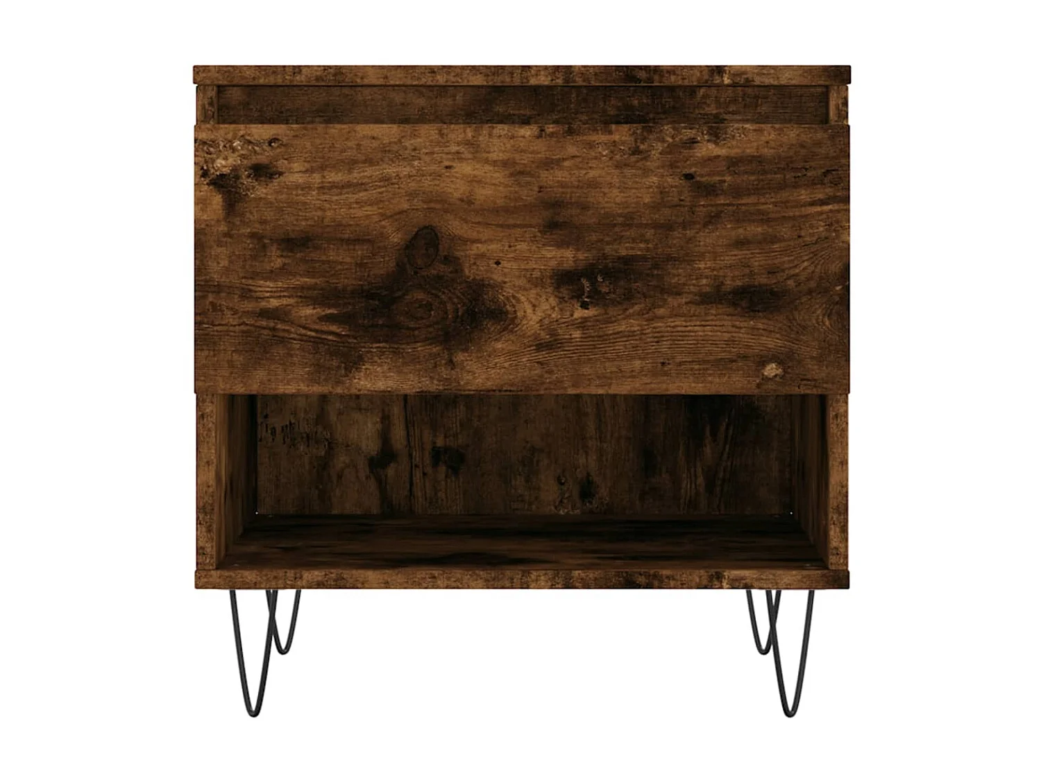 2er-Set Couchtische Beistelltisch Räuchereiche 50x46x50 cm Holzwerkstoff -MN49953