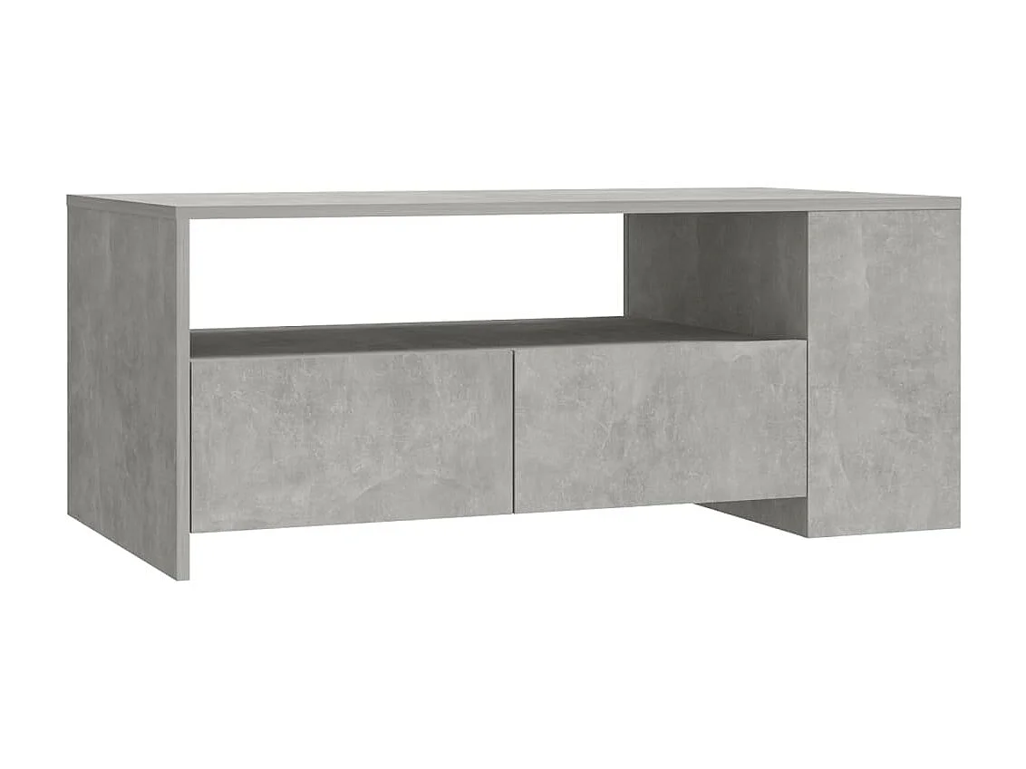 Couchtisch Beistelltisch Betongrau 102x55x42 cm Holzwerkstoff -MN11573