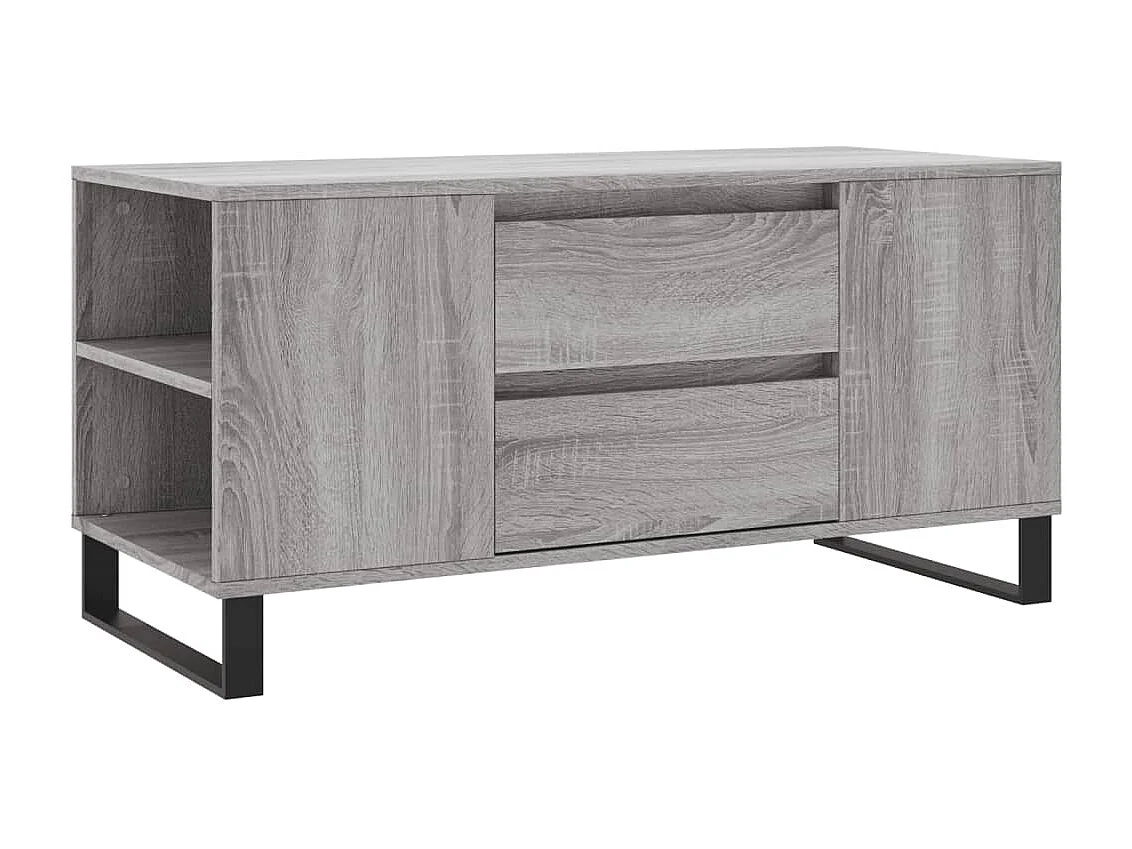 Couchtisch Beistelltisch Grau Sonoma 102x44,5x50 cm Holzwerkstoff -MN21628
