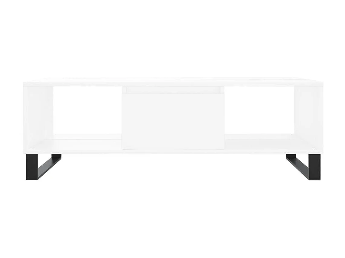 Couchtisch Beistelltisch Weiß 104x60x35 cm Holzwerkstoff -MN49305