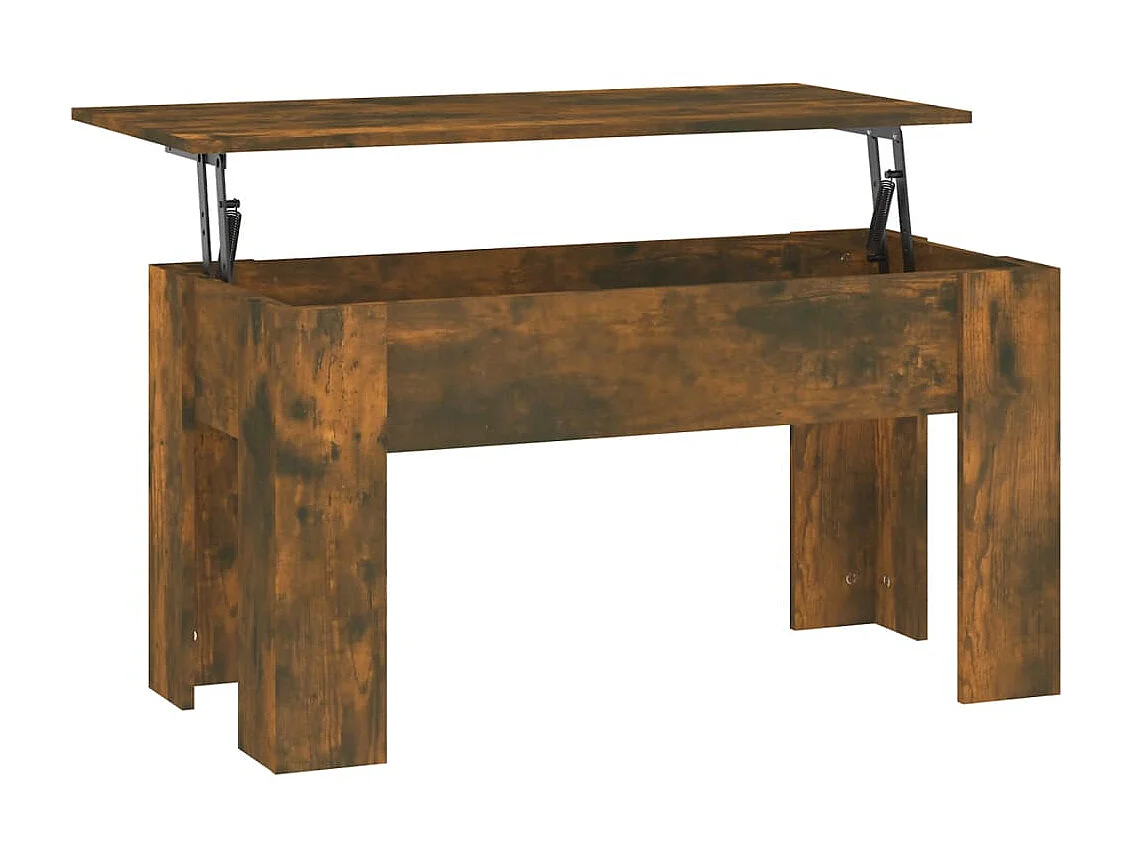 Couchtisch Beistelltisch Räuchereiche 101x49x52 cm Holzwerkstoff -MN12265