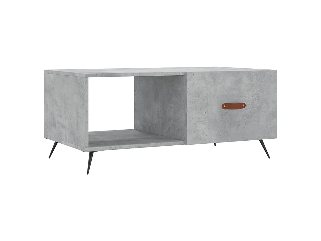 Couchtisch Beistelltisch Betongrau 90x50x40 cm Holzwerkstoff -MN30599