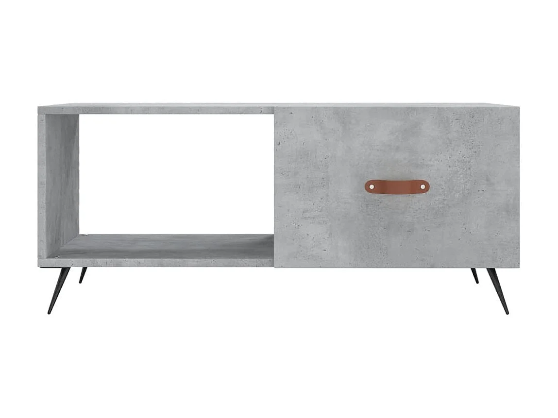 Couchtisch Beistelltisch Betongrau 90x50x40 cm Holzwerkstoff -MN30599