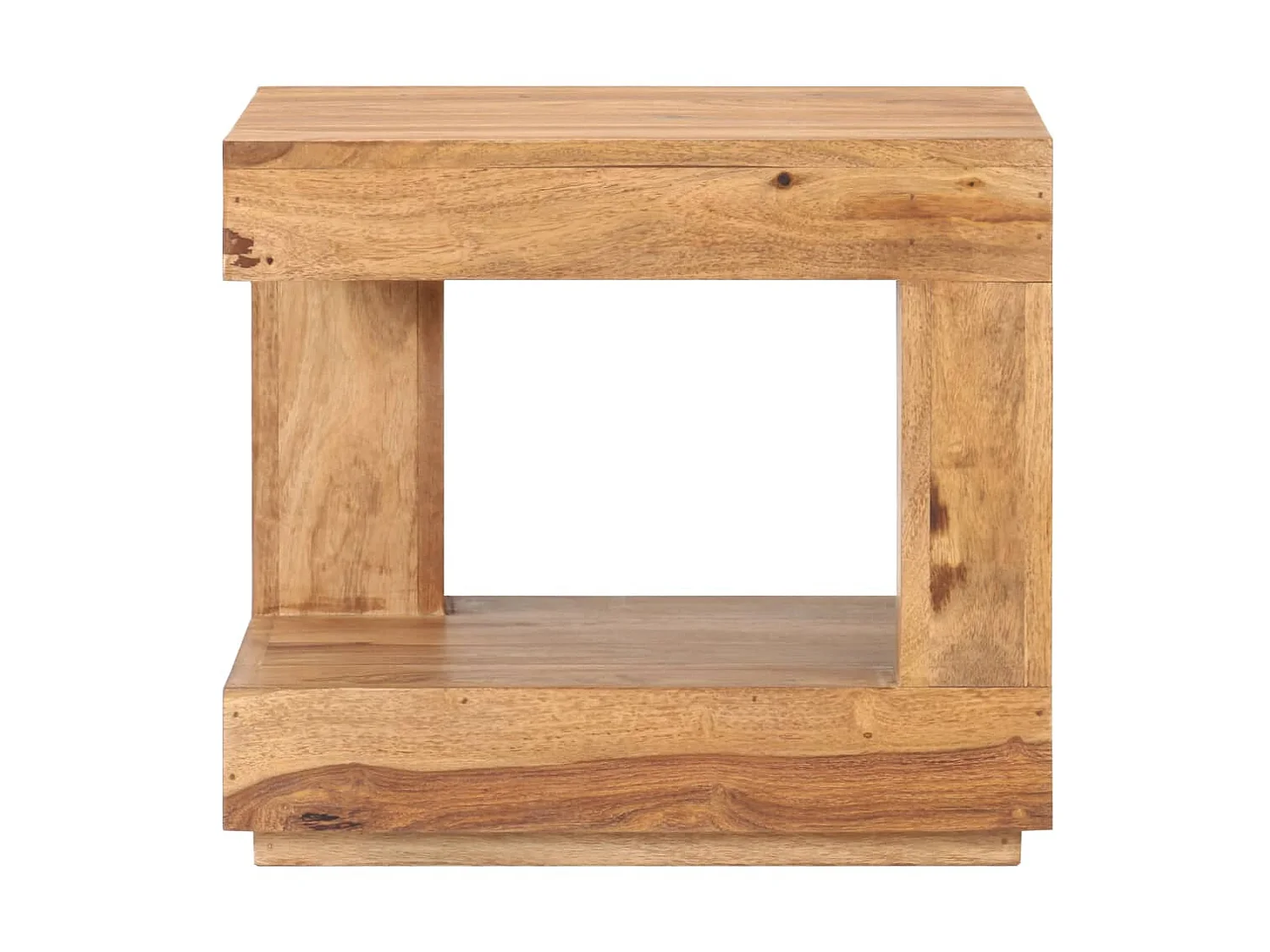 Couchtisch Beistelltisch 45x45x40 cm Massivholz Akazie -MN60212