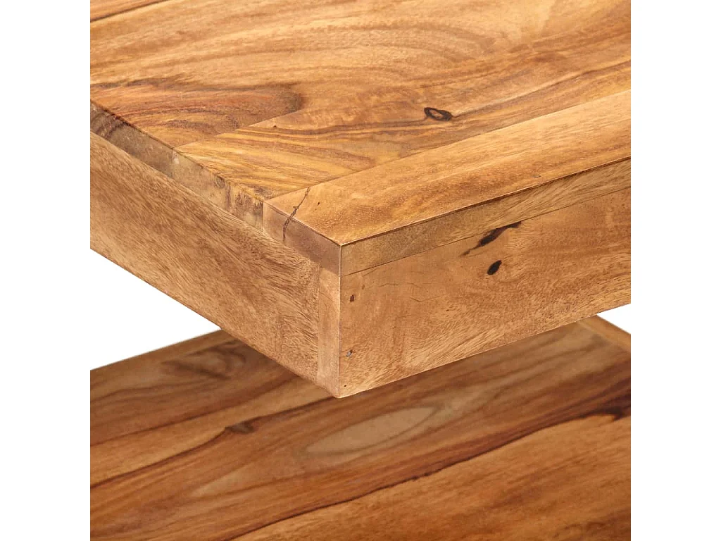 Couchtisch Beistelltisch 45x45x40 cm Massivholz Akazie -MN60212