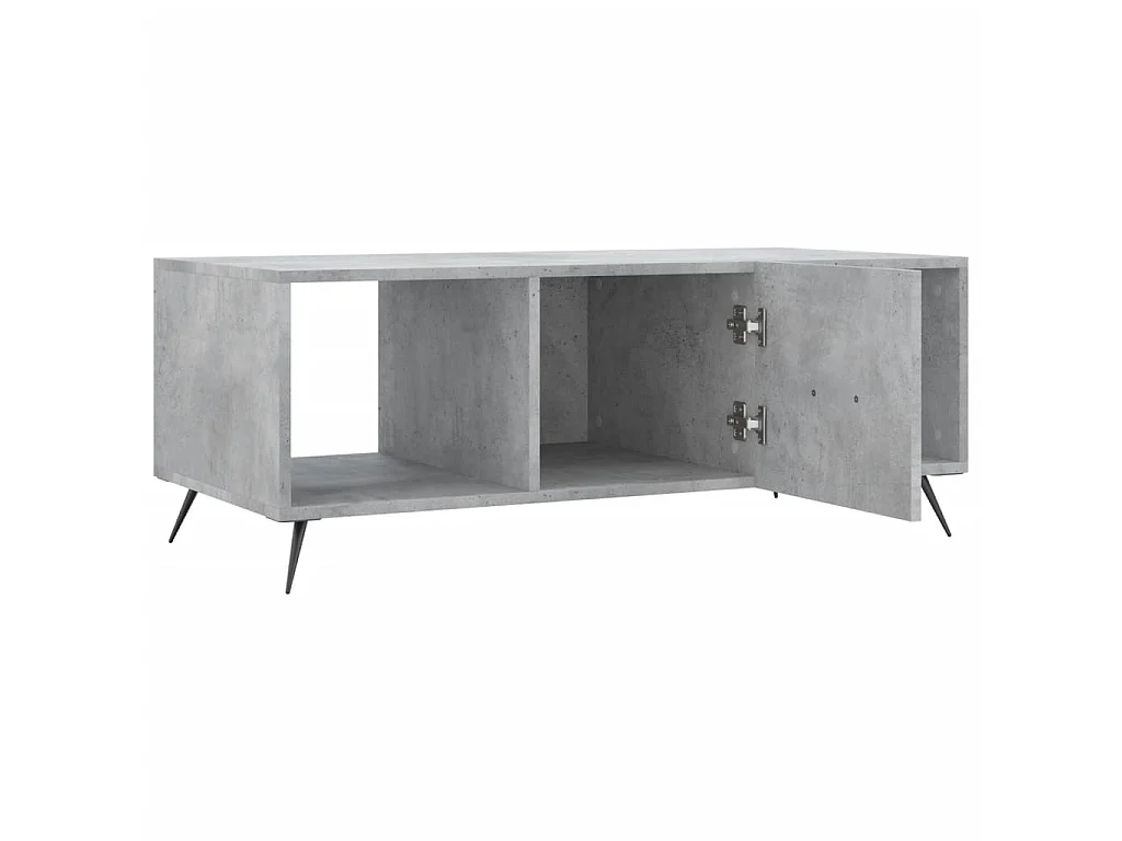 Couchtisch Beistelltisch Betongrau 102x50x40 cm Holzwerkstoff -MN97448