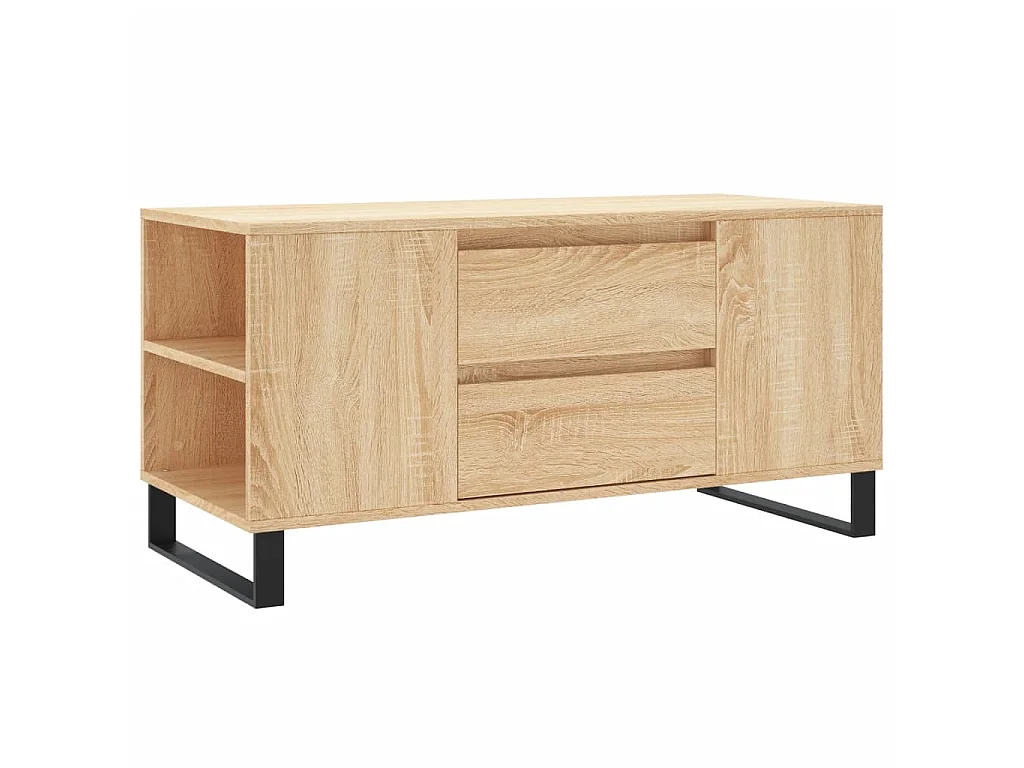 Couchtisch Beistelltisch Sonoma-Eiche 102x44,5x50 cm Holzwerkstoff -MN93146