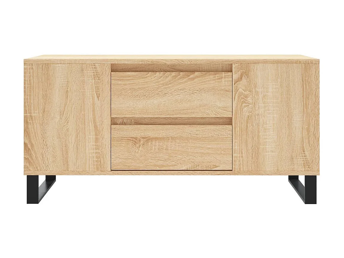 Couchtisch Beistelltisch Sonoma-Eiche 102x44,5x50 cm Holzwerkstoff -MN93146