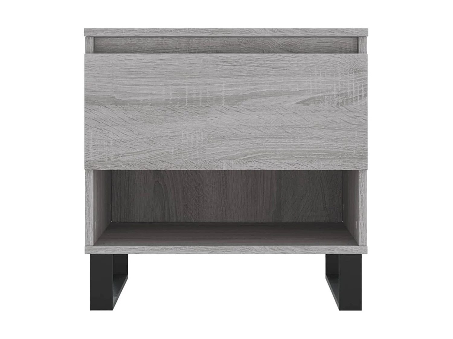 2er-Set Couchtische Beistelltisch Grau Sonoma 50x46x50 cm Holzwerkstoff -MN89430