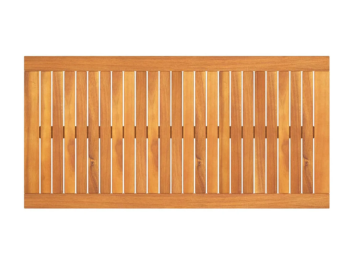 Couchtisch Beistelltisch 100x50x33 cm Massivholz Akazie -MN76065