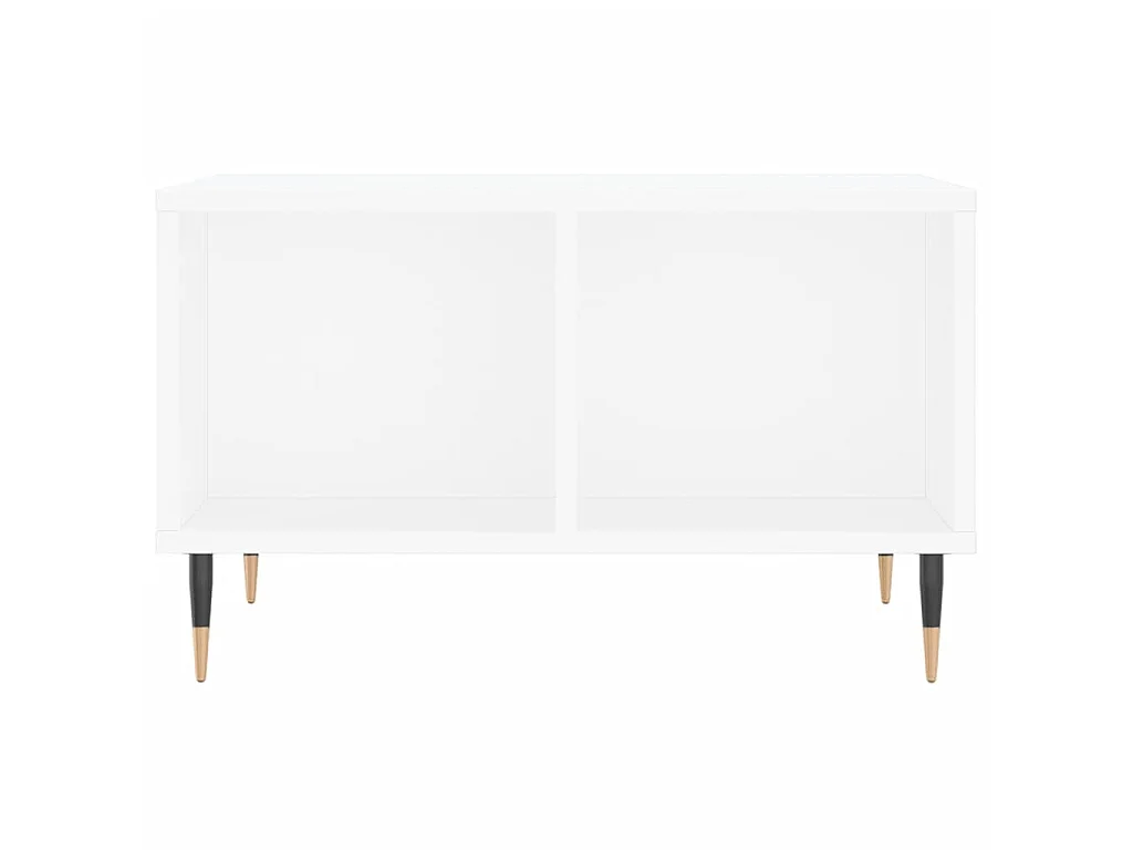 Couchtisch Beistelltisch Weiß 60x50x36,5 cm Holzwerkstoff -MN23440