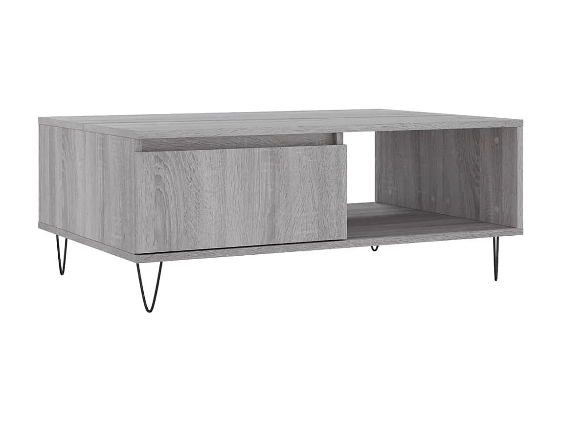 Couchtisch Beistelltisch Grau Sonoma 90x60x35 cm Holzwerkstoff -MN53634