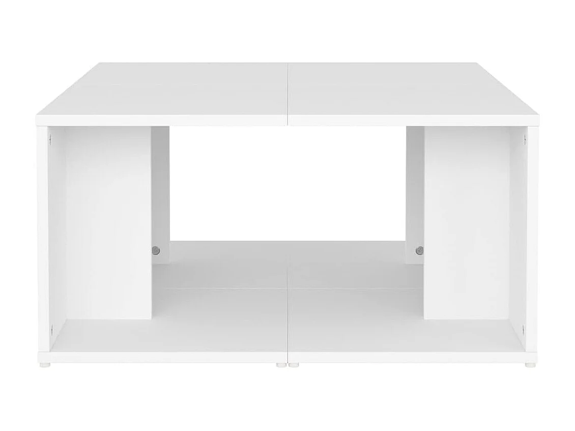 4er-Set Couchtische Beistelltisch Weiß 33x33x33 cm Holzwerkstoff -MN95274