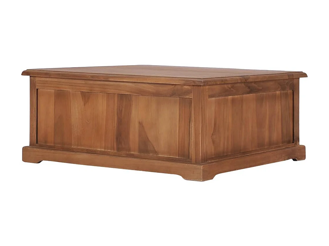 Couchtisch Beistelltisch 68 x 68 x 30 cm Teak Massivholz -MN99875