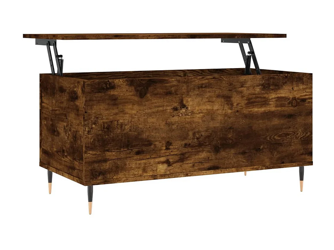 Couchtisch Beistelltisch Räuchereiche 90x44,5x45 cm Holzwerkstoff -MN44674
