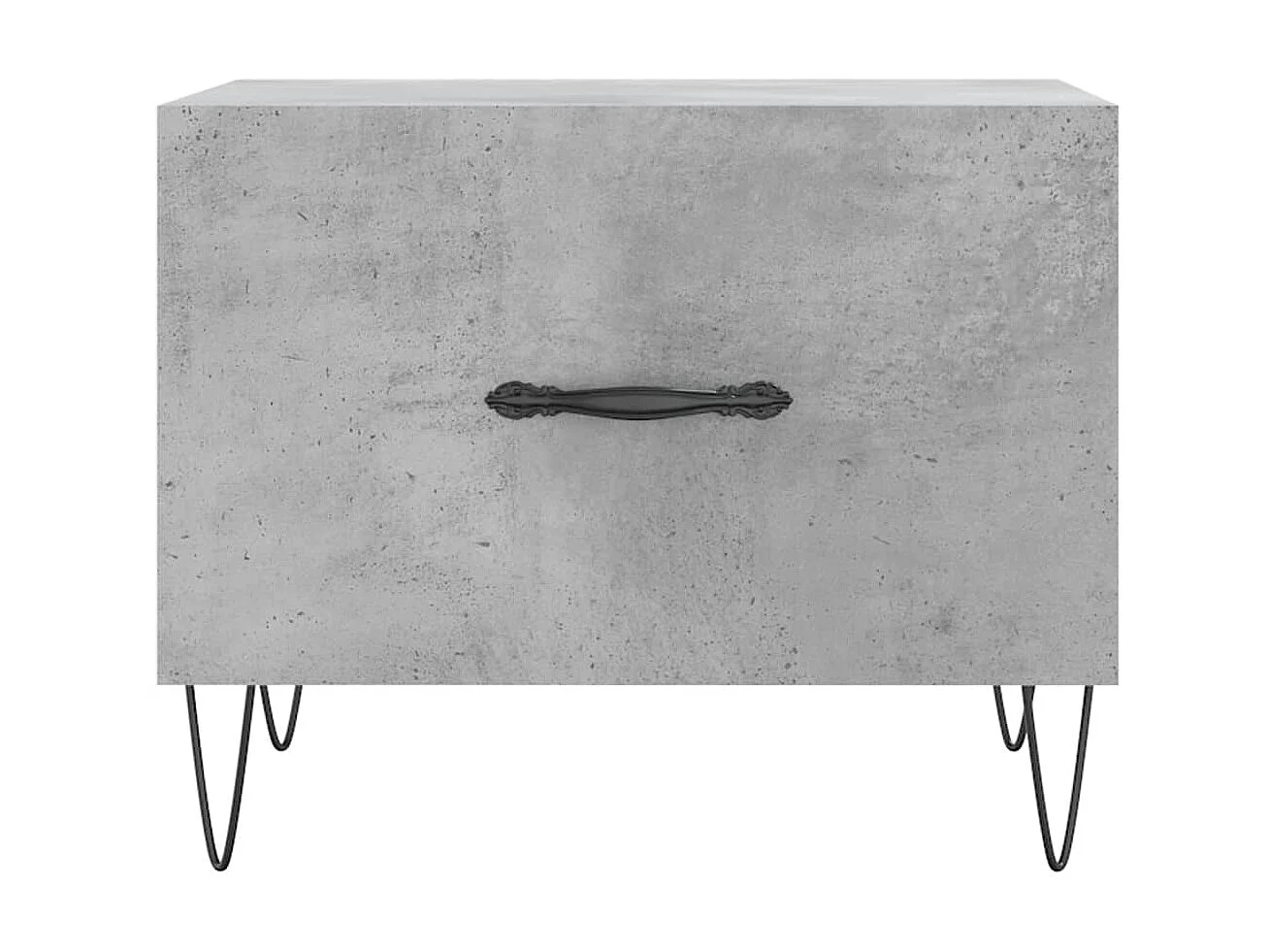 2er-Set Couchtische Beistelltisch Betongrau 50x50x40 cm Holzwerkstoff -MN60824