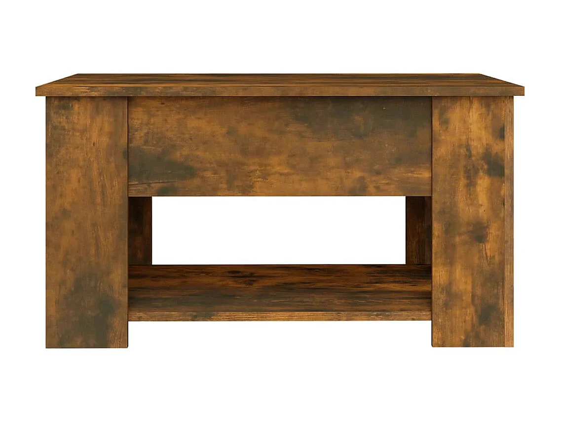 Couchtisch Beistelltisch Räuchereiche 79x49x41 cm Holzwerkstoff -MN54725