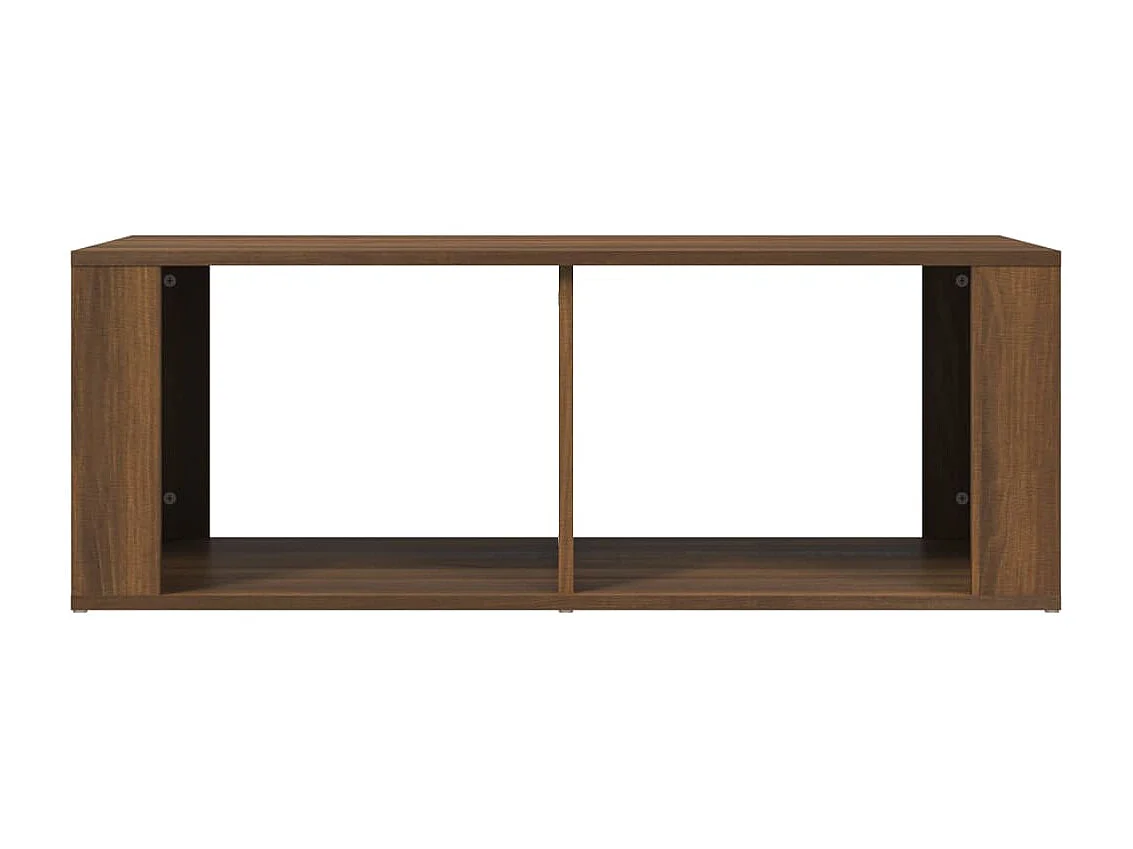 Couchtisch Braun Beistelltisch Eichen-Optik 100x50x36 cm Holzwerkstoff -MN39646