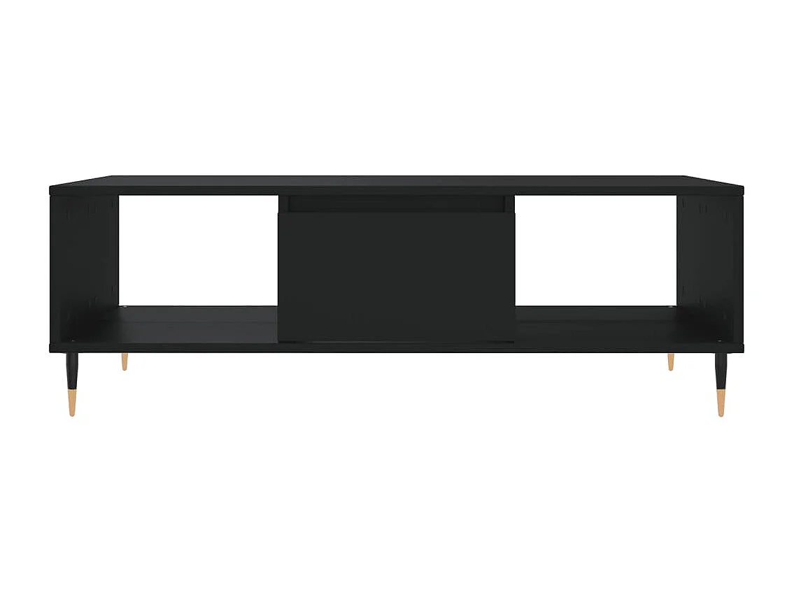 Couchtisch Beistelltisch Schwarz 104x60x35 cm Holzwerkstoff -MN55420