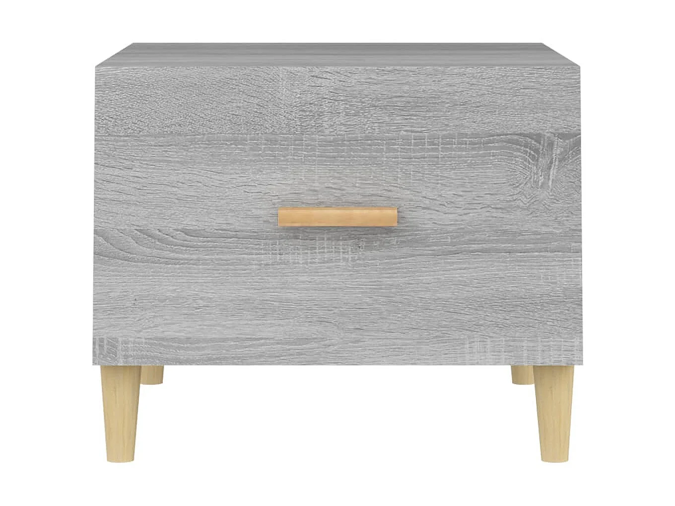 Couchtisch Beistelltisch Grau Sonoma 50x50x40 cm Holzwerkstoff -MN69821