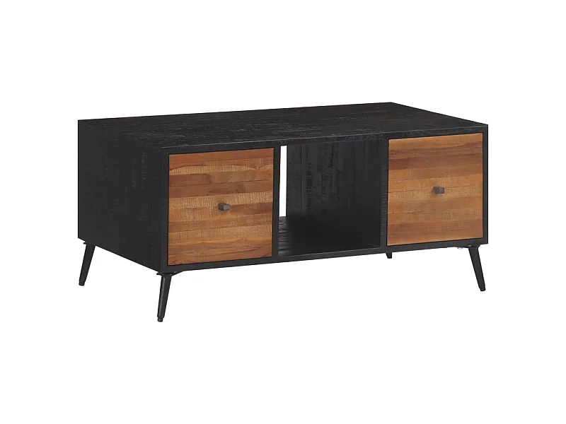 Couchtisch Beistelltisch 90x50x41 cm Recyceltes Massivholz Teak -MN52628