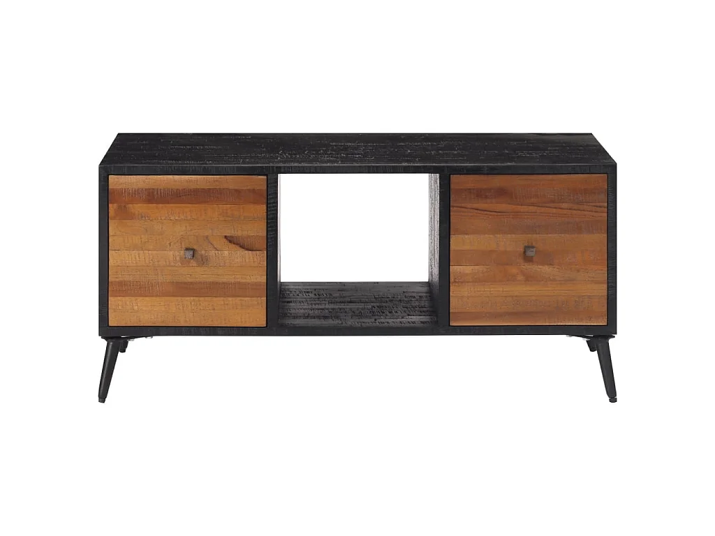 Couchtisch Beistelltisch 90x50x41 cm Recyceltes Massivholz Teak -MN52628