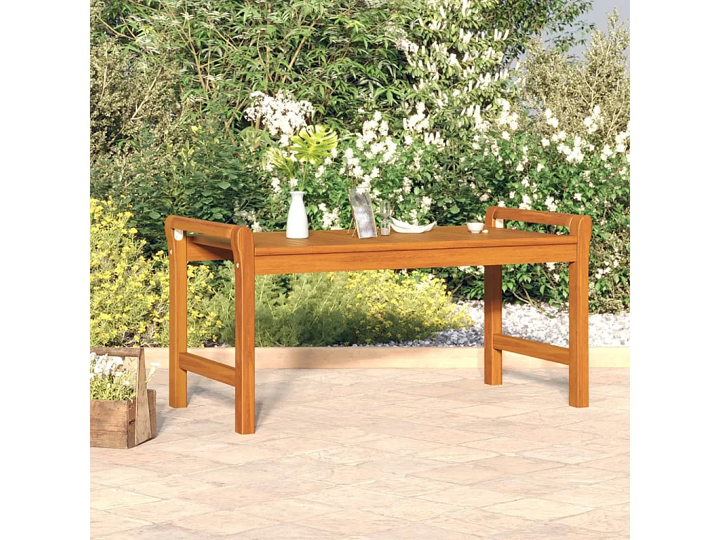 Couchtisch Beistelltisch 100x50x50 cm Massivholz Akazie -MN80171