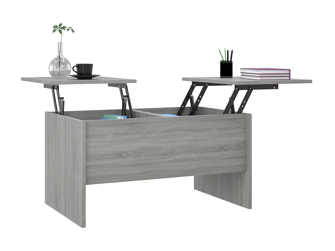 Couchtisch Beistelltisch Grau Sonoma 80x50x42,5 cm Holzwerkstoff -MN45289