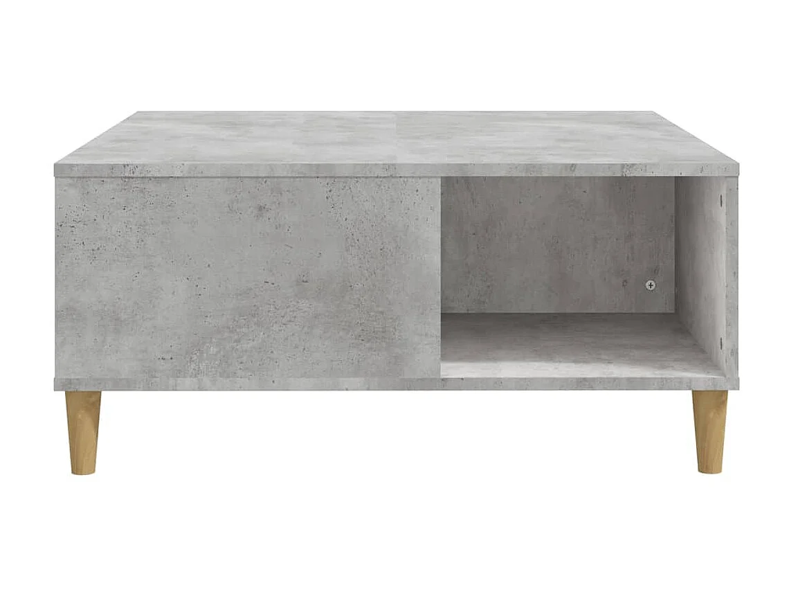 Couchtisch Beistelltisch Betongrau 80x80x36,5 cm Holzwerkstoff -MN33092